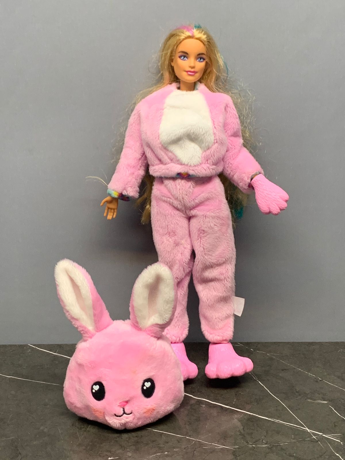 Barbie Cutie Reveal Doll with Bunny Plush Costume.