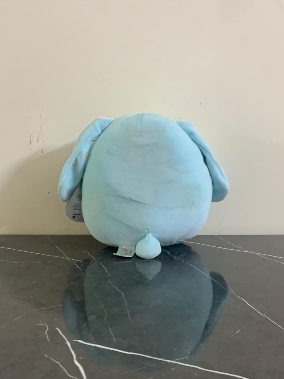 Squishmallows Buttons the Blue Bunny with Easter Basket. SKU:BXL-054