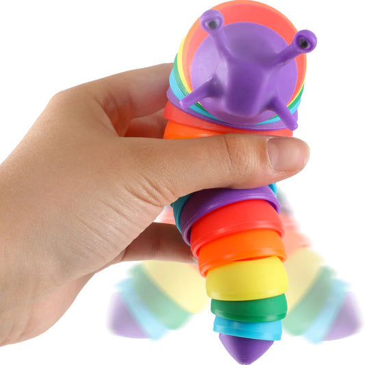 Colourful Fidget Slug. (0003AA)