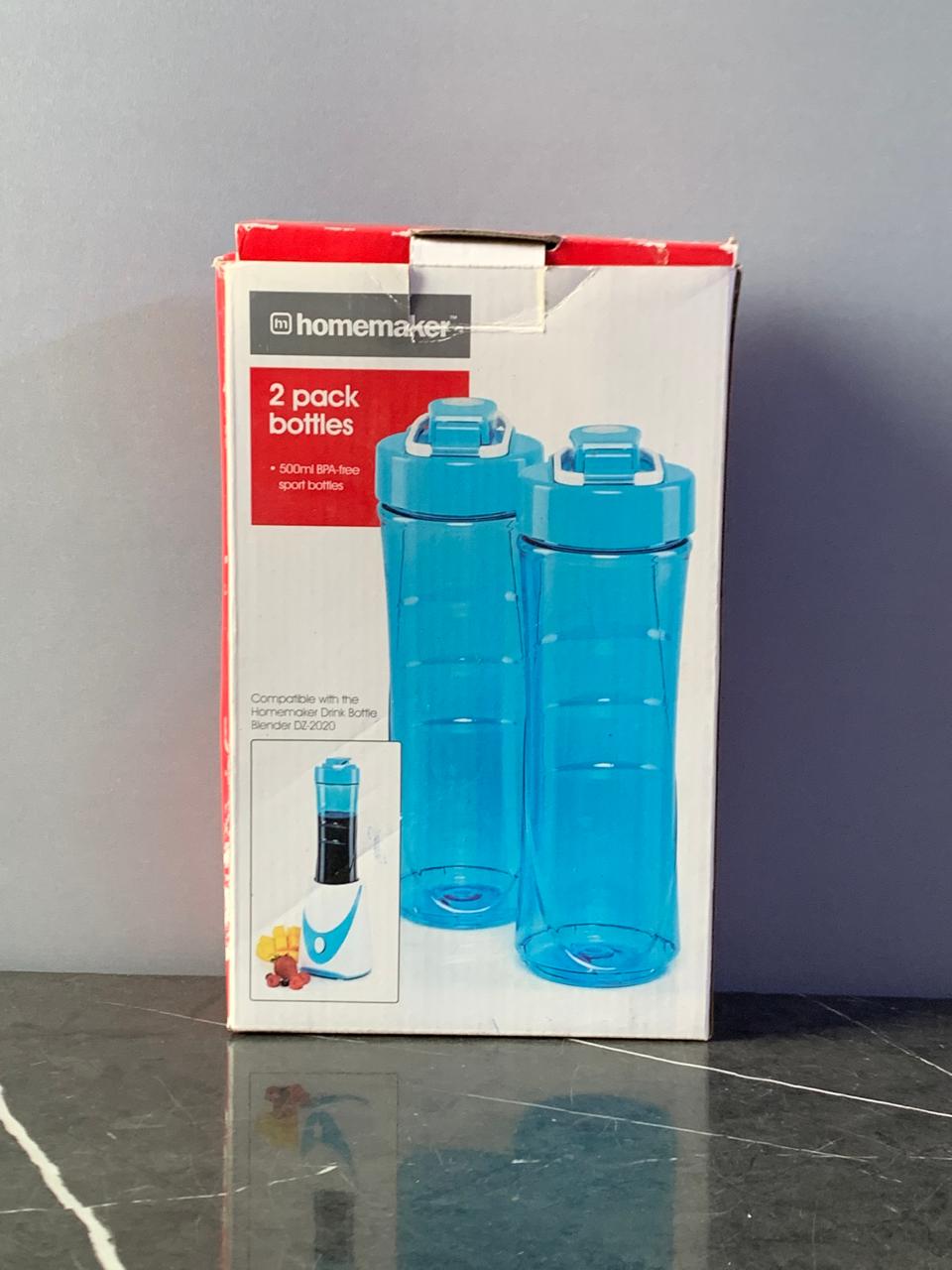 Homemaker Sport Bottles. (Pack of 2) SKU:BXL-804 (New)