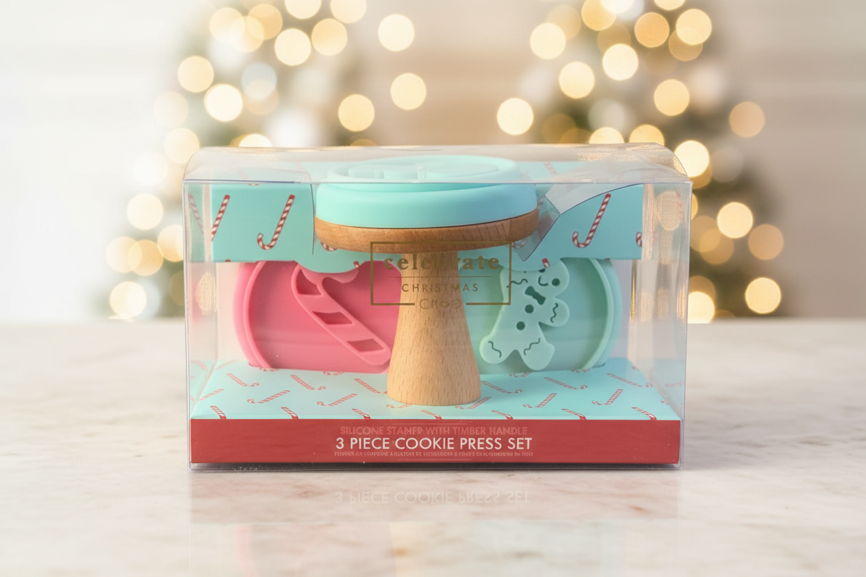 3-piece Cookie Press Set. SKU:BXL-046 (new)
