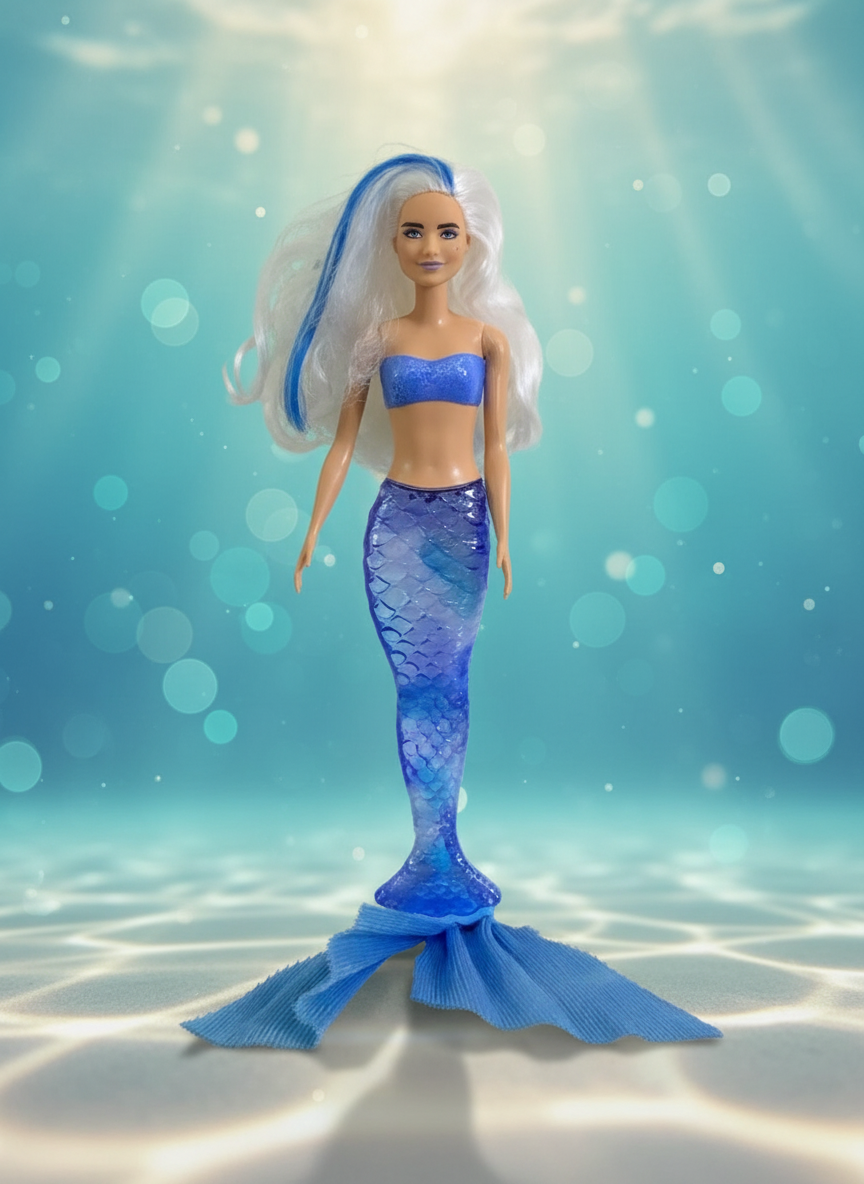Barbie Color Reveal Mermaid Doll. SKU:BXL-017