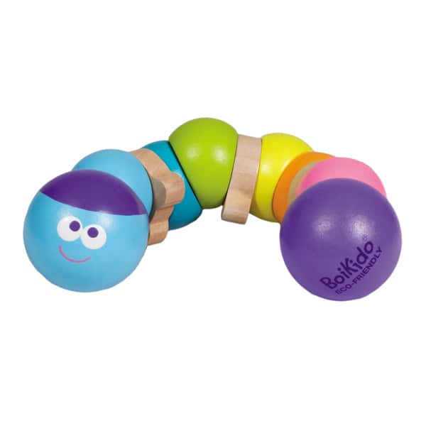 Boikido Wooden Twist Caterpillar. SKU:BXL-031