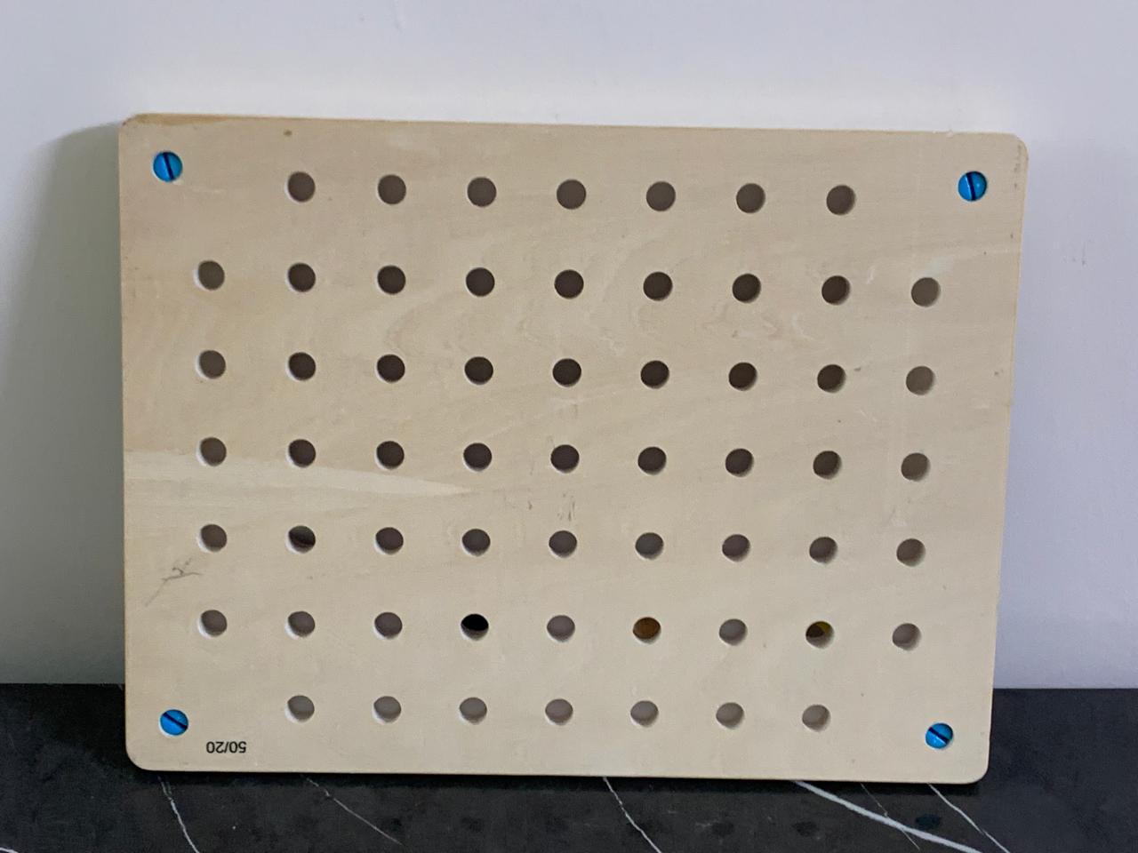 Wooden Peg and Gear Board With Six Scenes. SKU:BXL-007