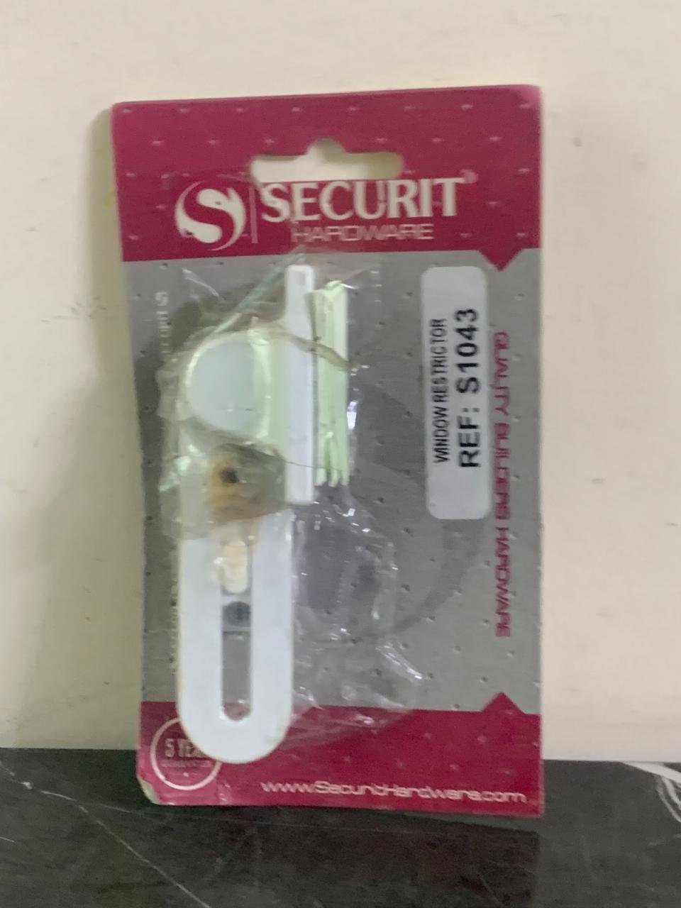 Securit Window Restrictor.  SKU:BXL-025 (new)