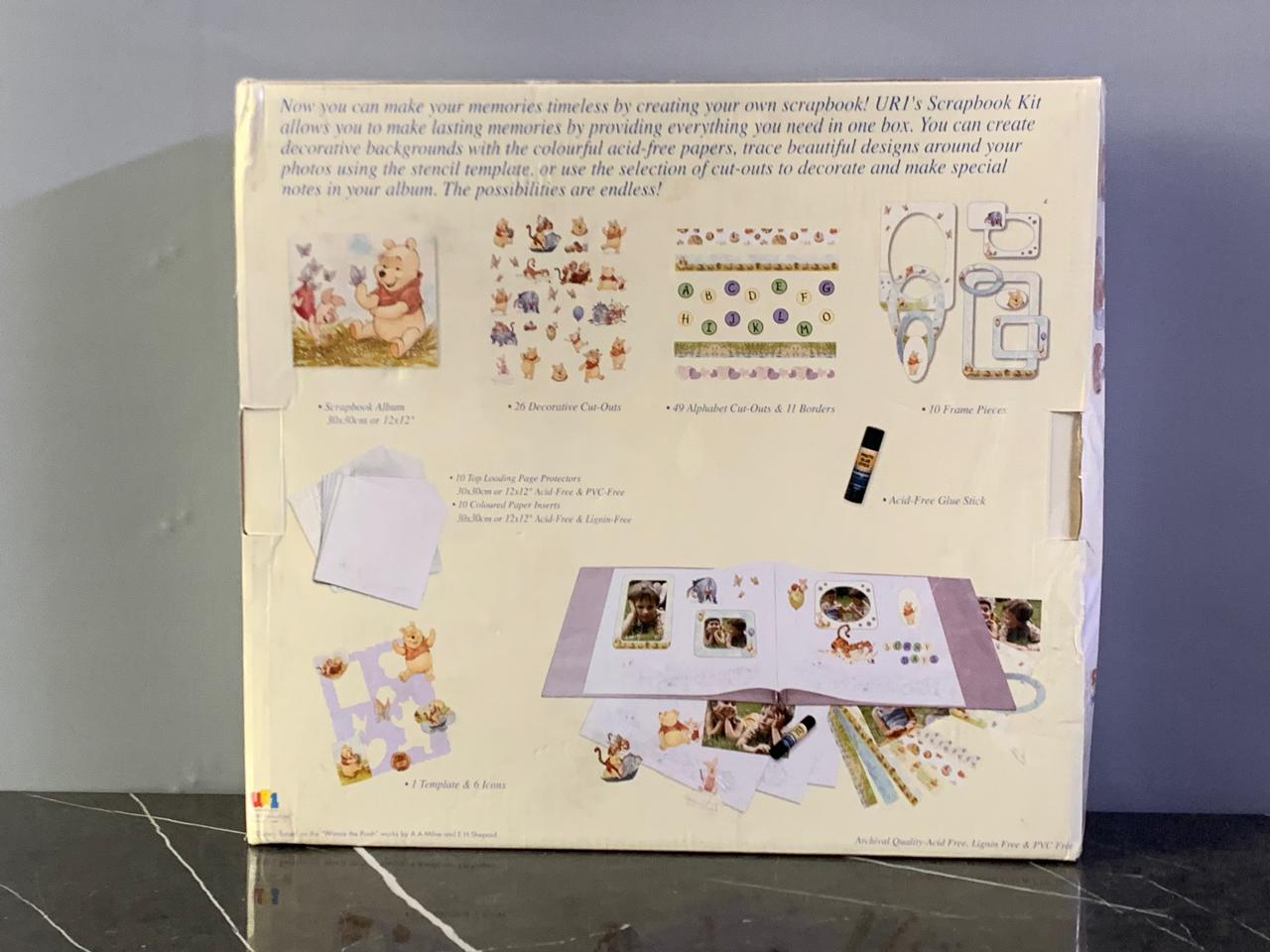 Disney Winnie the Pooh Scrapbook Kit. SKU:BXL-804 (New) (Rs 400 advance)