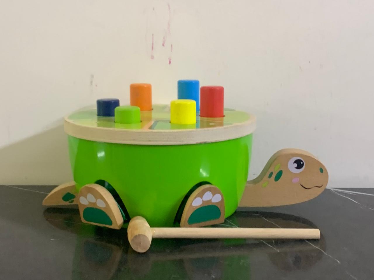 Top Bright Turtle Pounding Bench. SKU:BXL-804