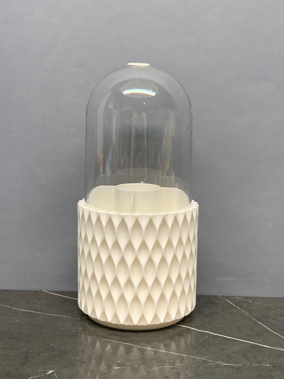 Makeup Brush Holder, Rotating Waterproof Brush Holder Cosmetic Storage Box. SKU:BXL-076