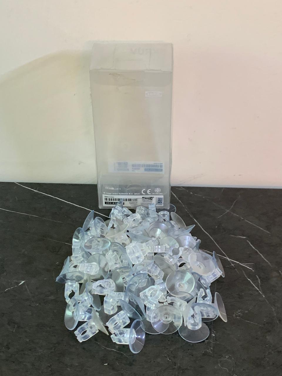 IKEA Clear Suction Cups.(75 pieces) SKU:BXL-111