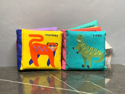 My First Soft Animals & Dinosaurs Book Set. (2 books)