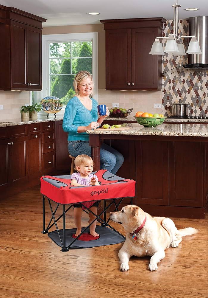 Kidco Go-Pod Cardinal Portable Activity Seat. (500 advance)