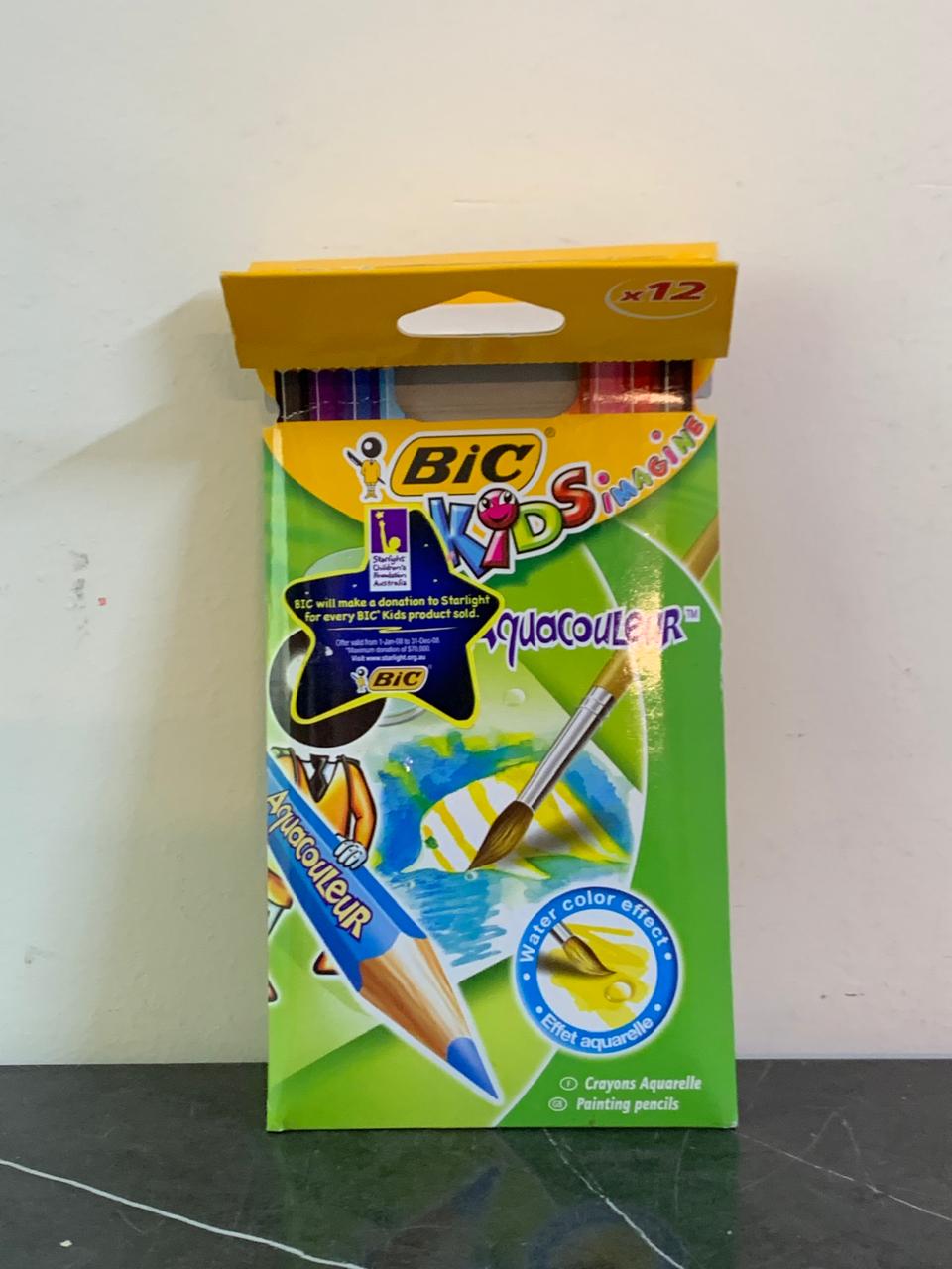 BIC Kids Aquacouleur Watercolour Pencils. SKU:BXL-121
