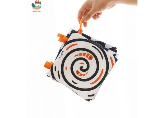 Tumama High-contrast Baby Rattle Book. SKU:BXL-111