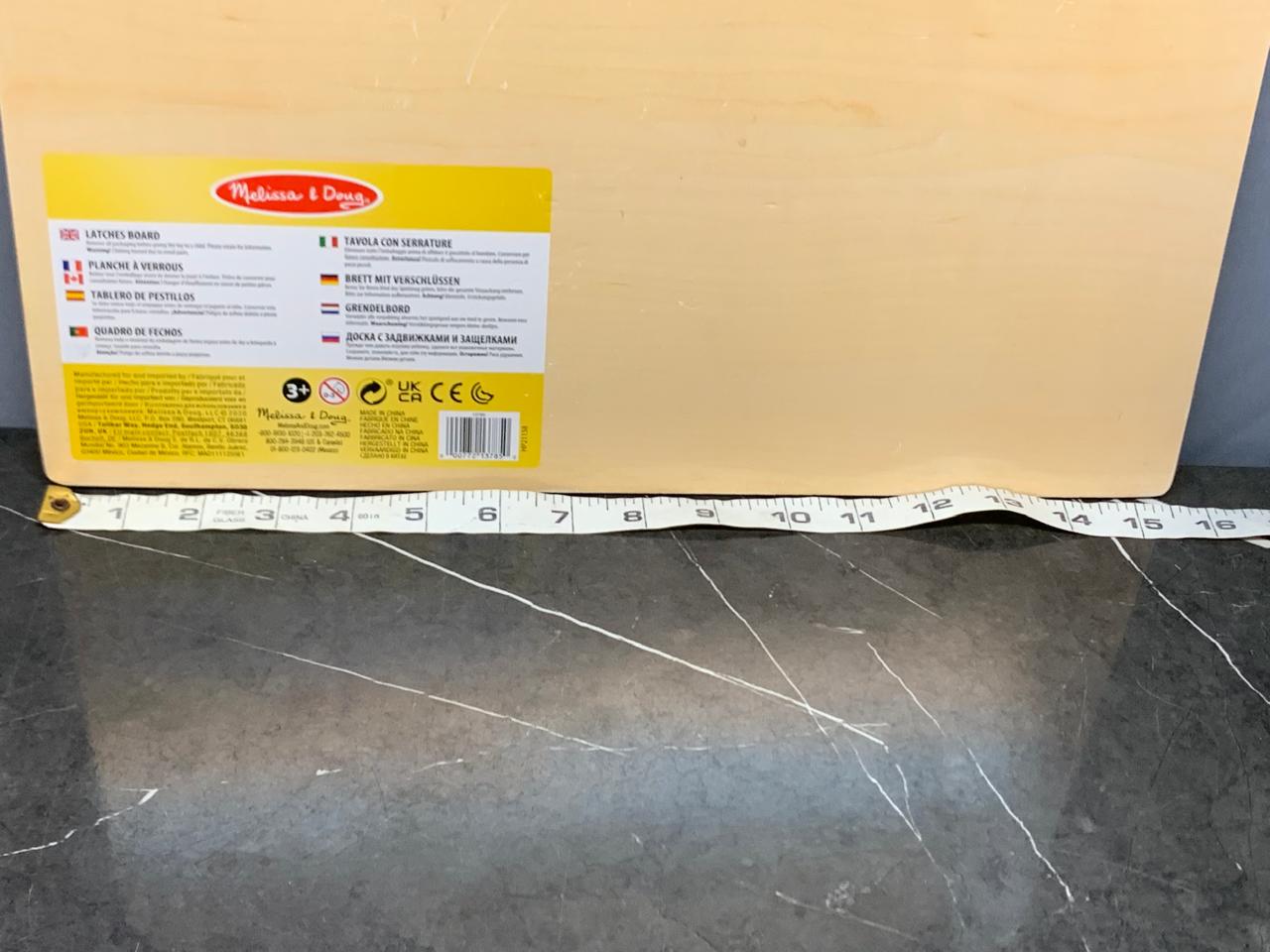 Melissa & Doug Latches Wooden Activity Board. (Rs 300 advance) SKU:BXL-007