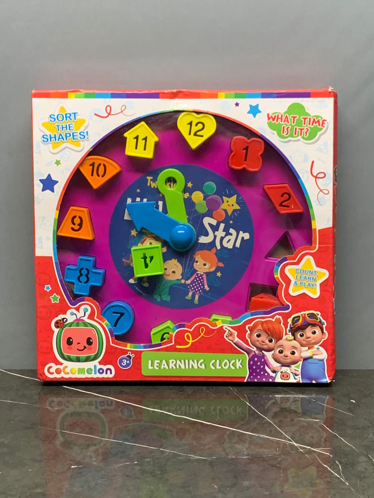 Sinco Creations Cocomelon Learning Clock Toy.