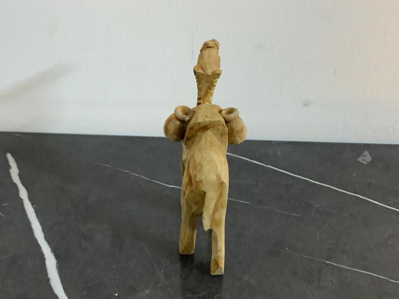 Wooden Camel Figurine. SKU:BXL-032