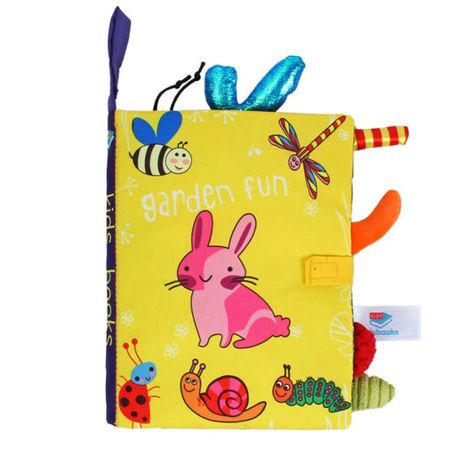 Early Learning Toy Tail Cloth Book. SKU:BXL-098