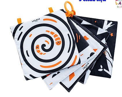 Tumama High-contrast Baby Rattle Book. SKU:BXL-111