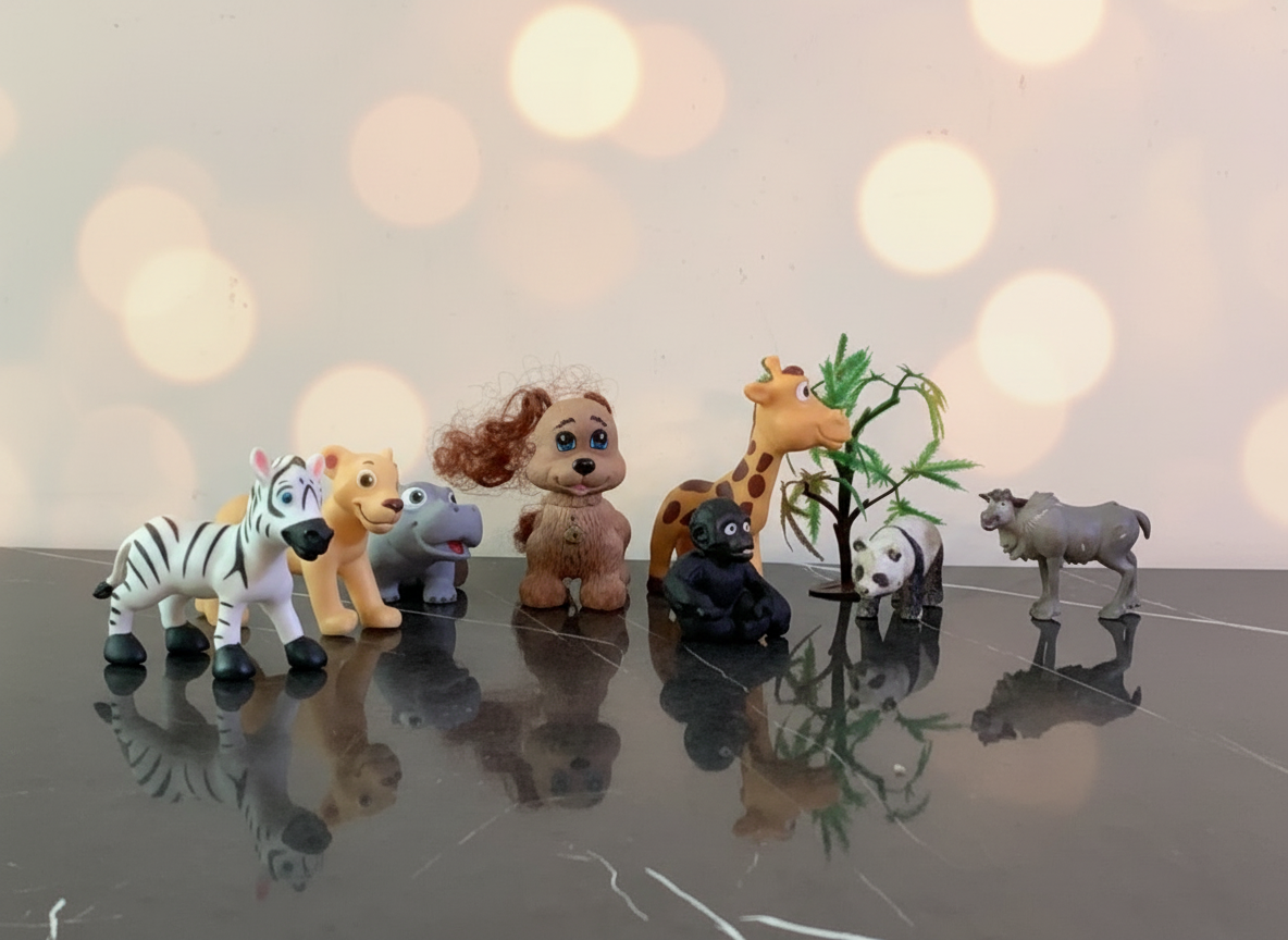 Safari Animal Toy Figures. SKU:BXL-117