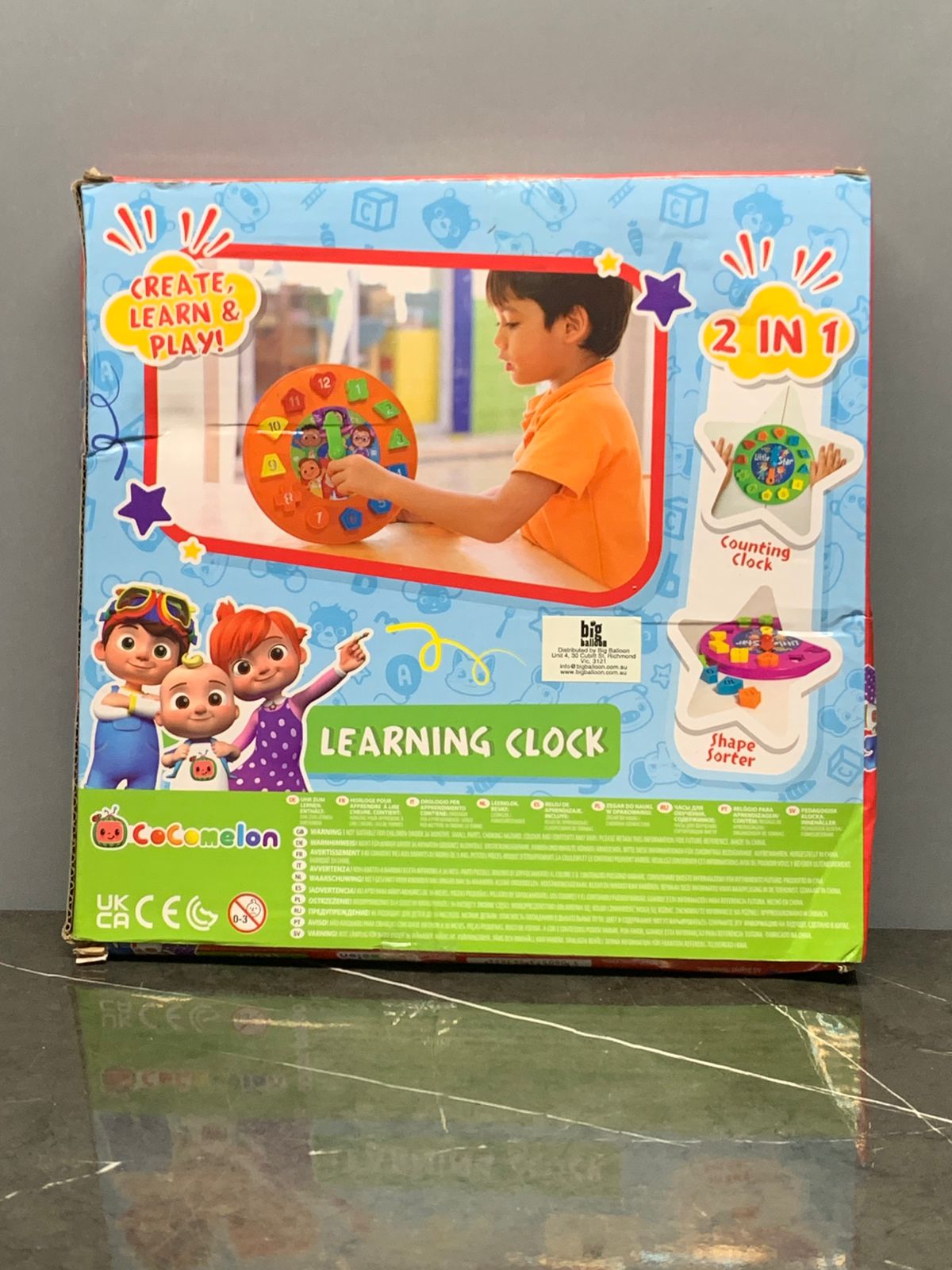 Sinco Creations Cocomelon Learning Clock Toy.