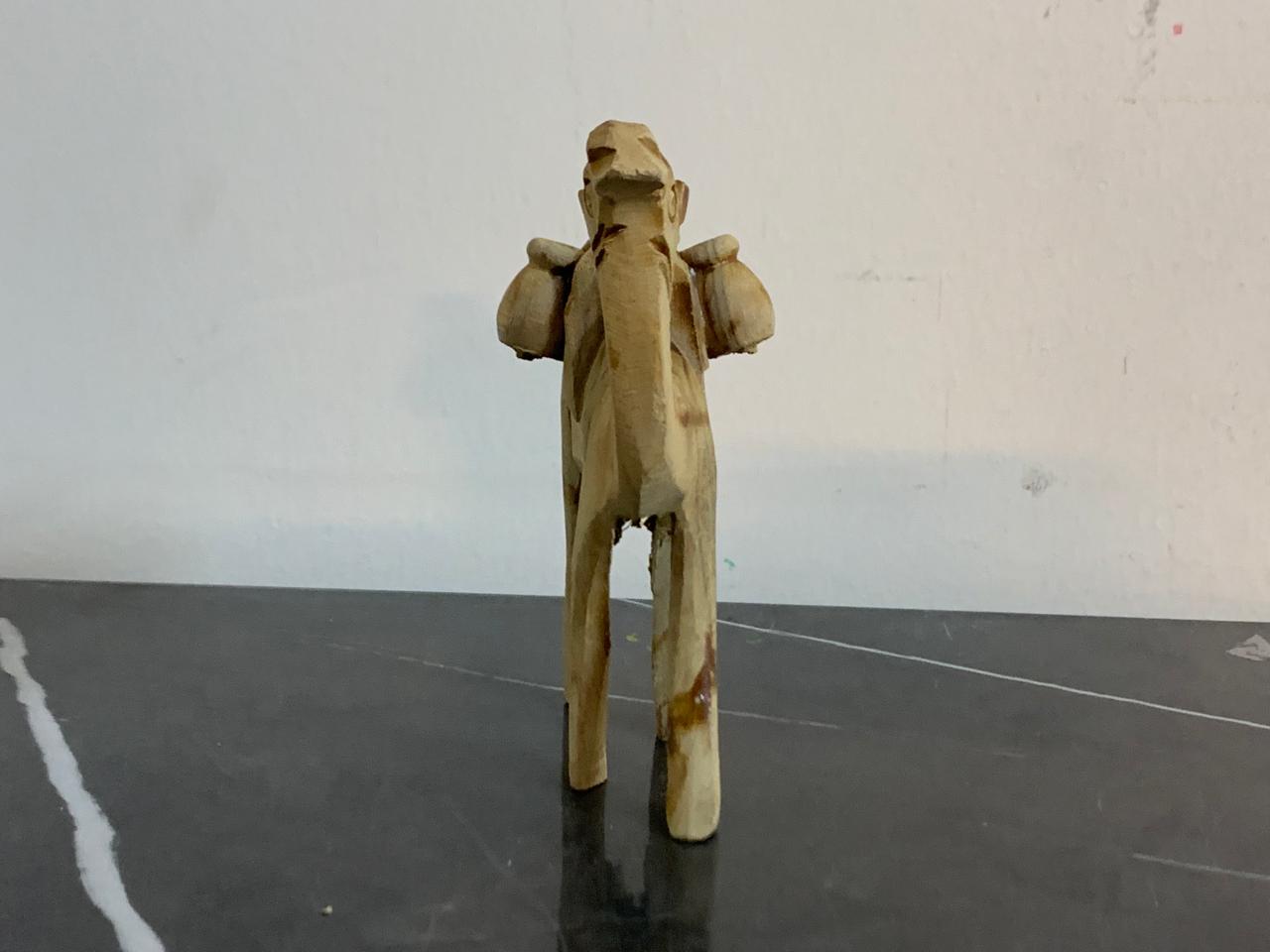 Wooden Camel Figurine. SKU:BXL-032