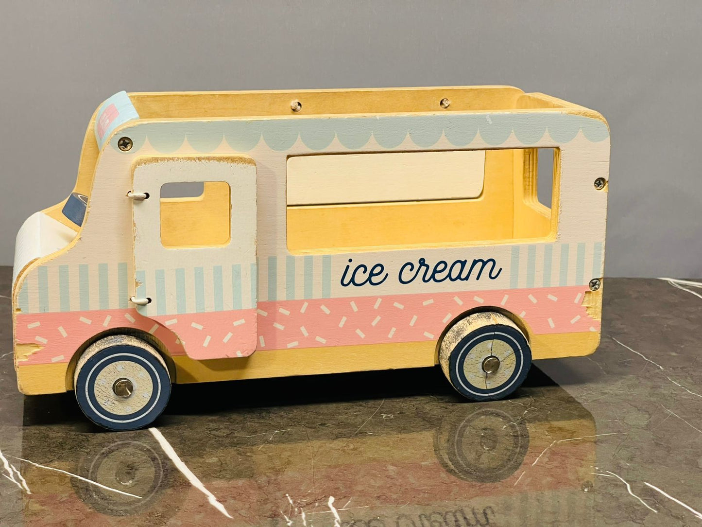 Wooden Ice Cream Truck Toy