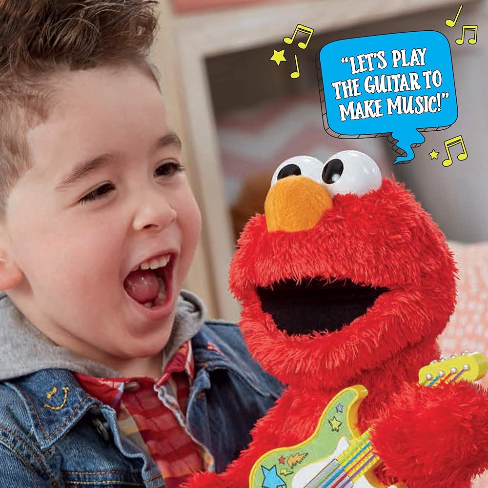 Sesame Street Rock and Rhyme Elmo Talking and Singing SKU:BXL-804