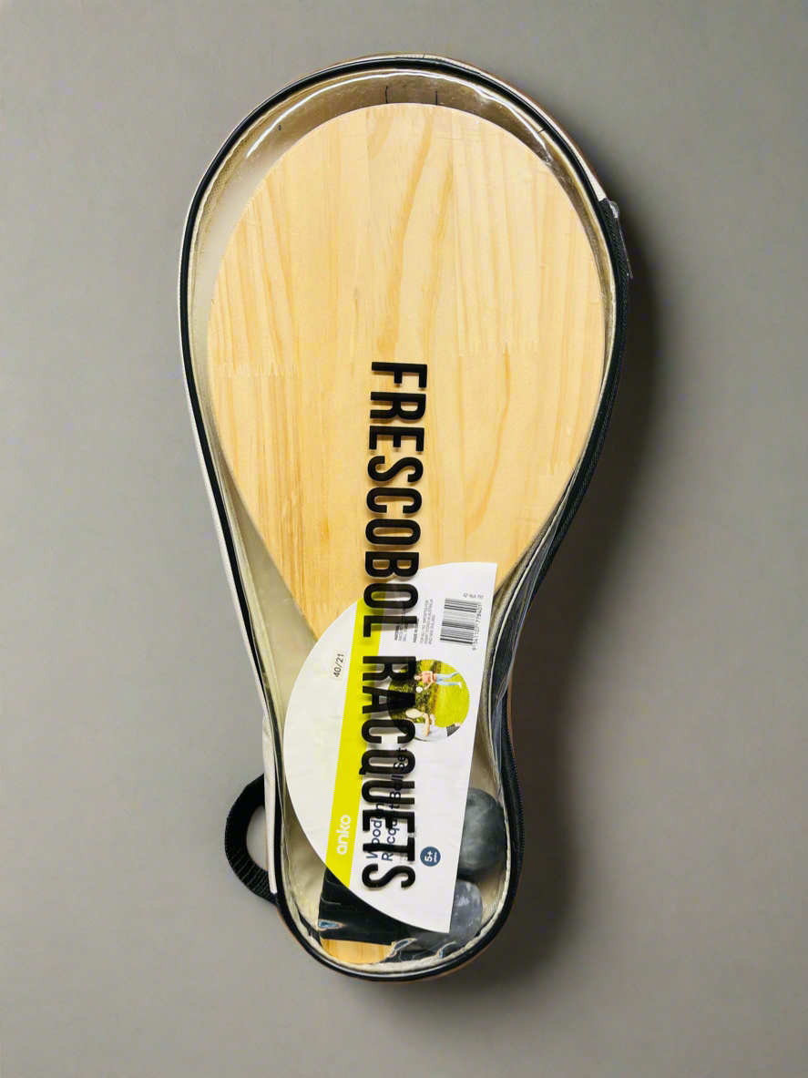 Anko Wooden Racquet Ball Set. (500 advance)