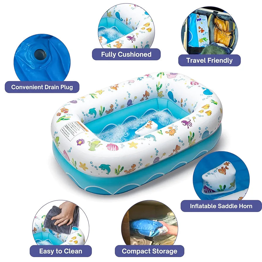 "Mommy's Helper Under the Sea Inflatable Tub". (400 advance)