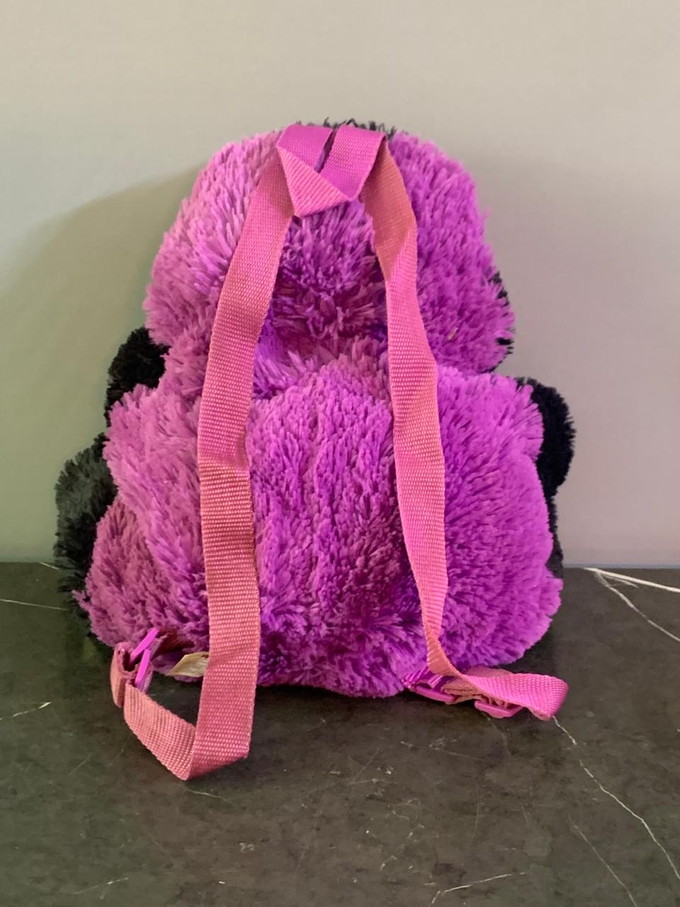 Pillow Pets Purple Ladybug Backpack.