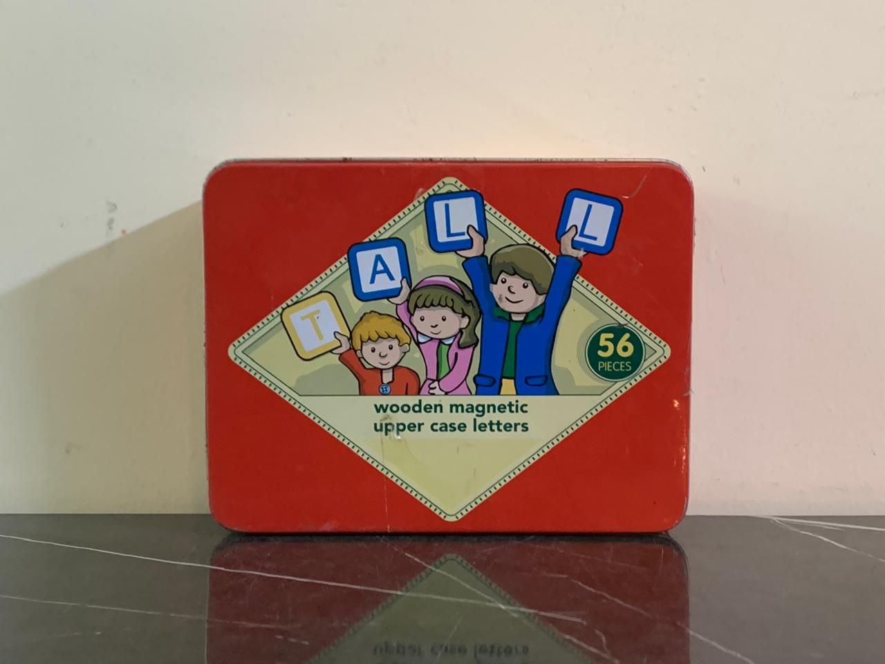 Wooden Magnetic Uppercase Letters.(40 pieces)SKU:BXL-112