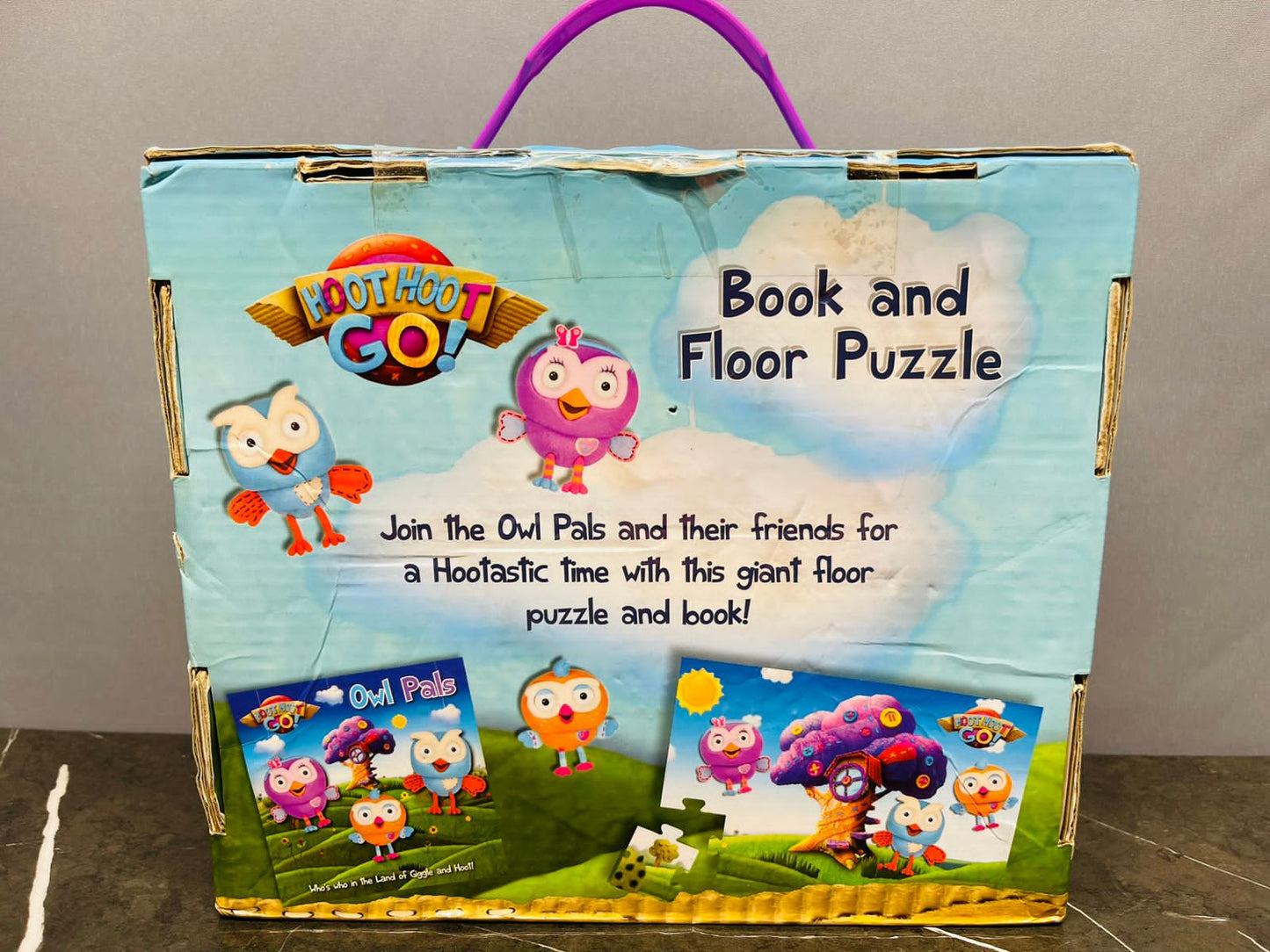 ABC KIDS: Hoot Hoot Go! Book and Floor Puzzle