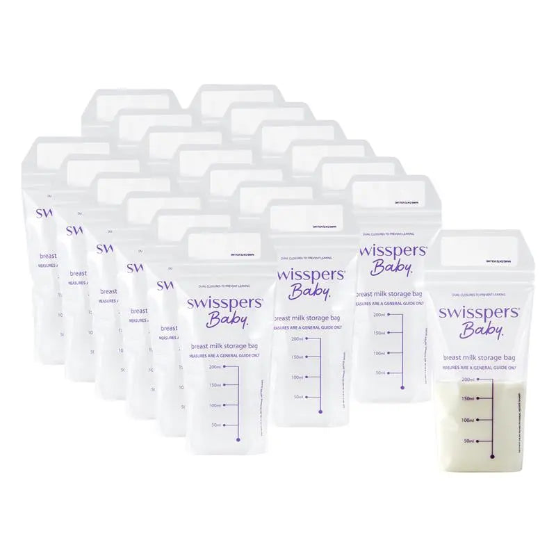 Swisspers Baby Breast Milk Storage Bags. (20 pieces) SKU:BXL-081 (New)