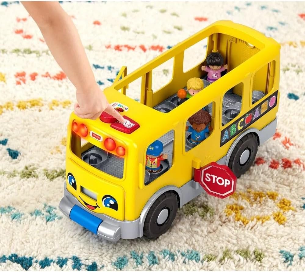 Fisher-Price Little People Big Yellow School Bus With 2 Figurines (Rs 700 advance). SKU:BXL-804
