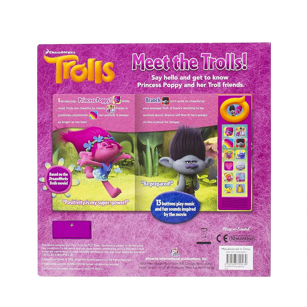 DreamWorks - Trolls - Meet the Trolls 13-Button Sound Book.
