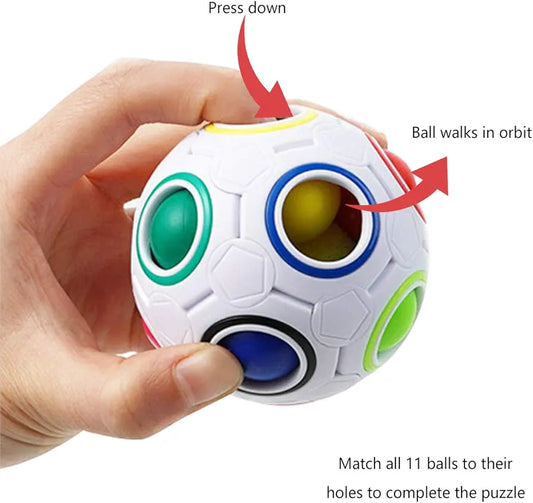 Magic Rainbow Ball Puzzle. SKU:BXL-054