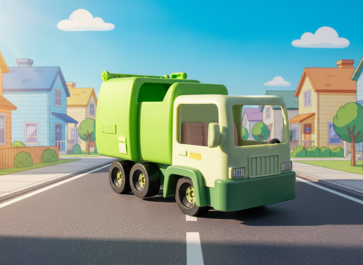 Bluey Garbage Truck. SKU:BXL-027