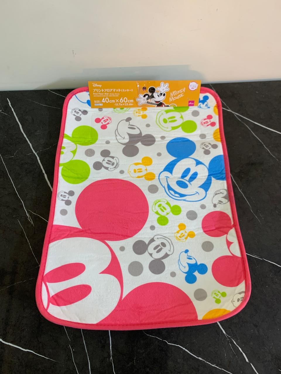 Daiso Disney Mickey Mouse Floor Mat. SKU:BXL-113