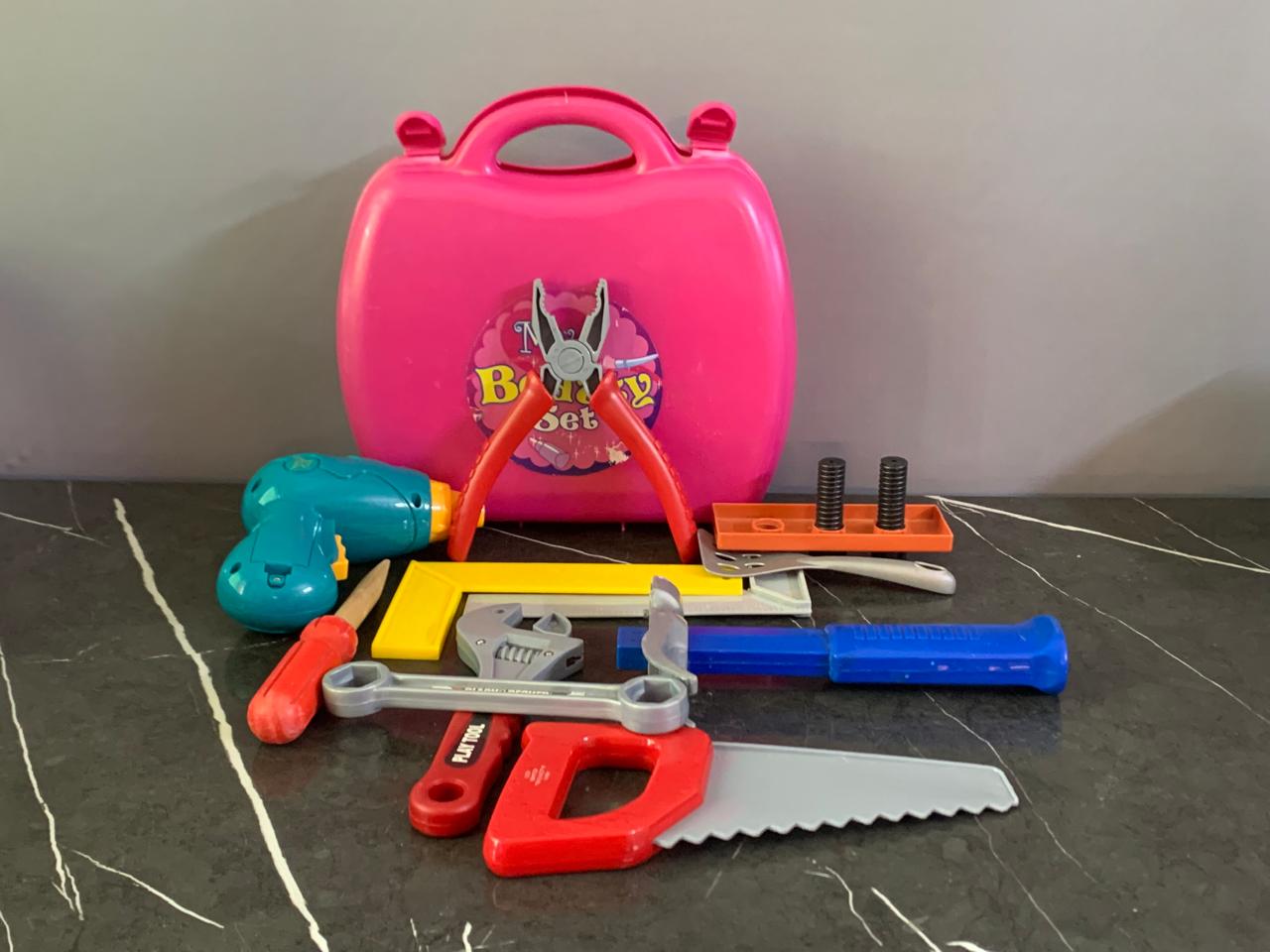 Children's Tool Kit Set. SKU:BXL-066 (drill isn’t functional)