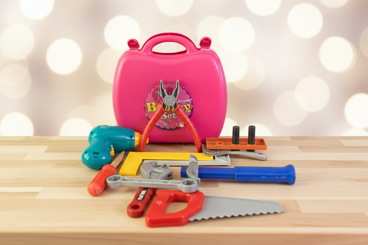 Children's Tool Kit Set. SKU:BXL-066 (drill isn’t functional)