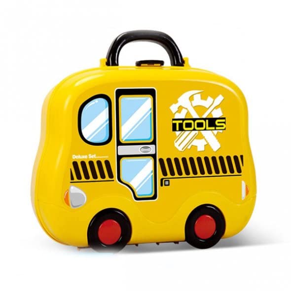 Children's Deluxe Tool Set in Bus-Shaped Case.