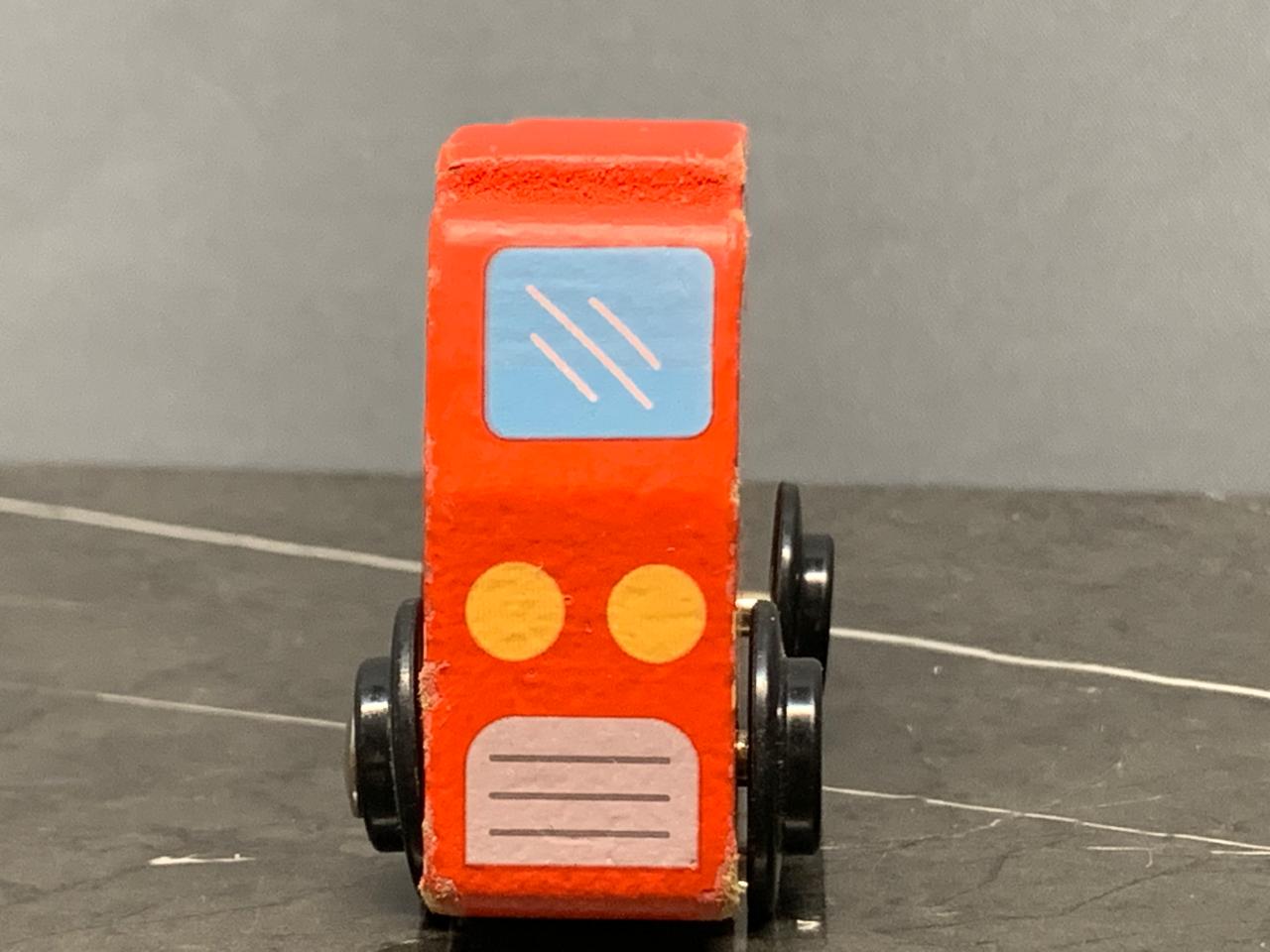 Wooden Toy Fire Engine.