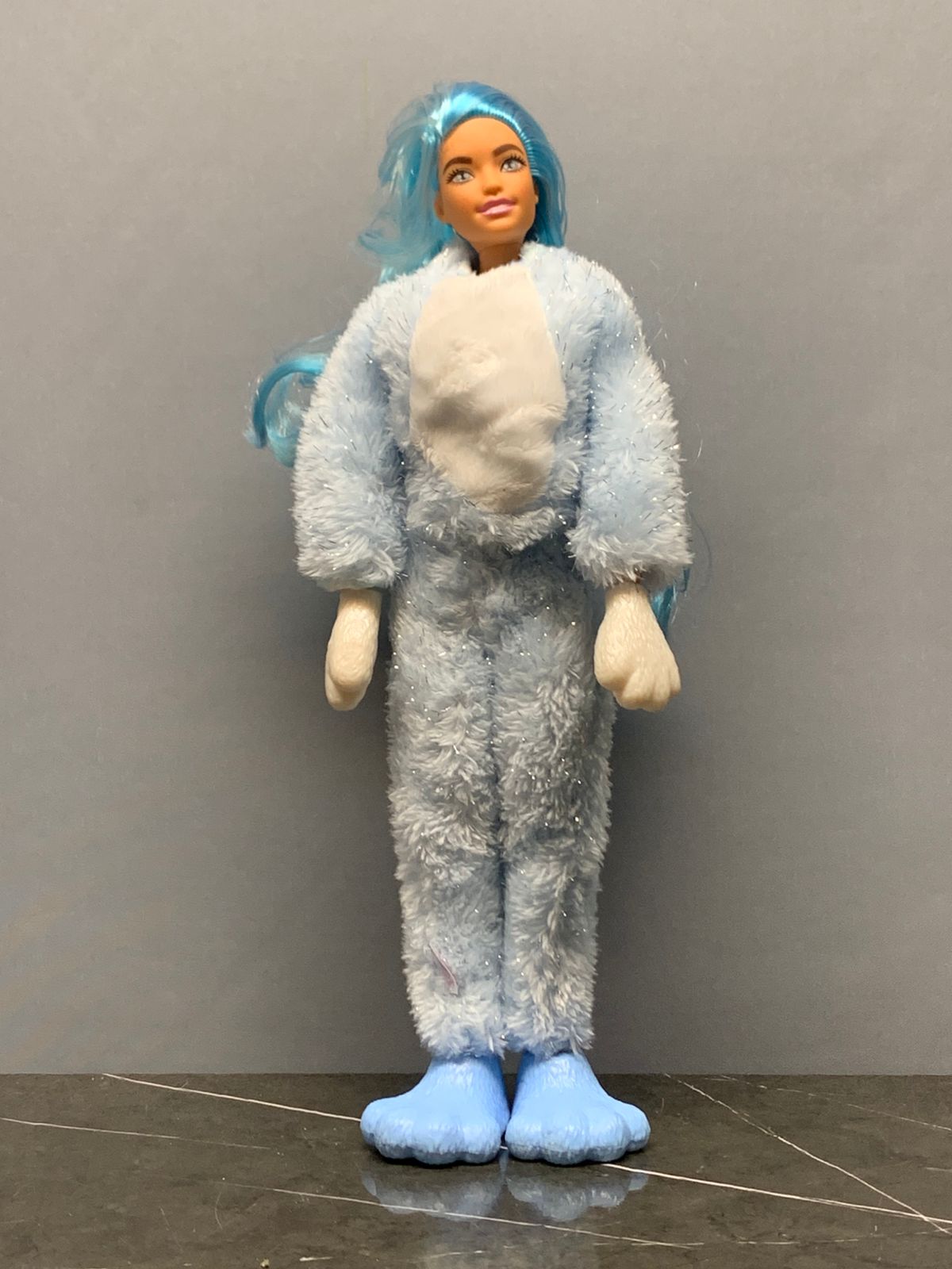 Barbie Cutie Reveal Snowflake Sparkle Series Husky Doll.