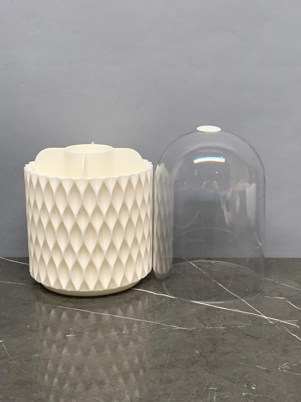 Makeup Brush Holder, Rotating Waterproof Brush Holder Cosmetic Storage Box. SKU:BXL-076