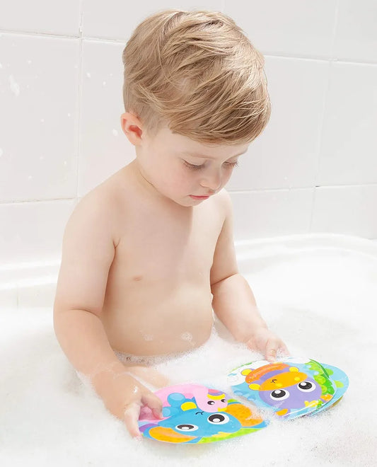 Playgro - Splashing Fun Friends Bath Book with Squeaker
