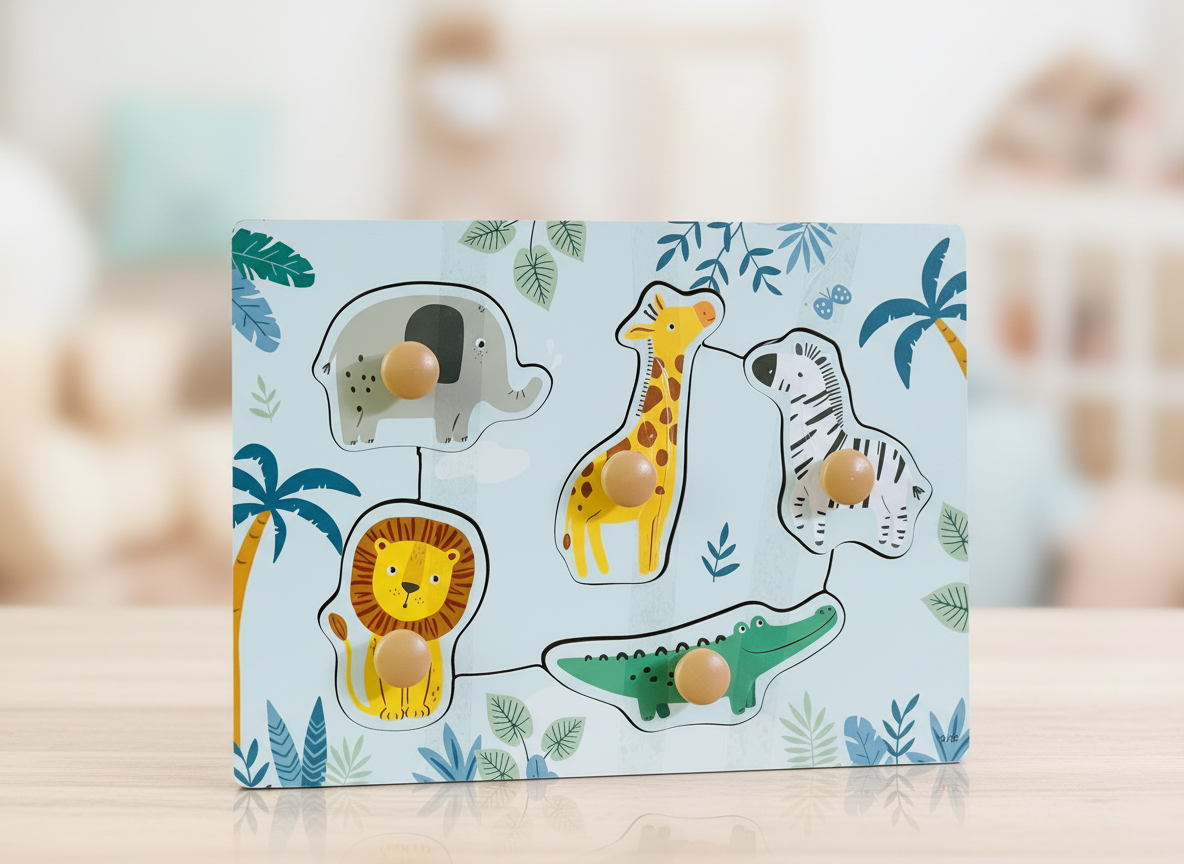 Anko Easy Grip Animal Puzzle. SKU:BXL-104