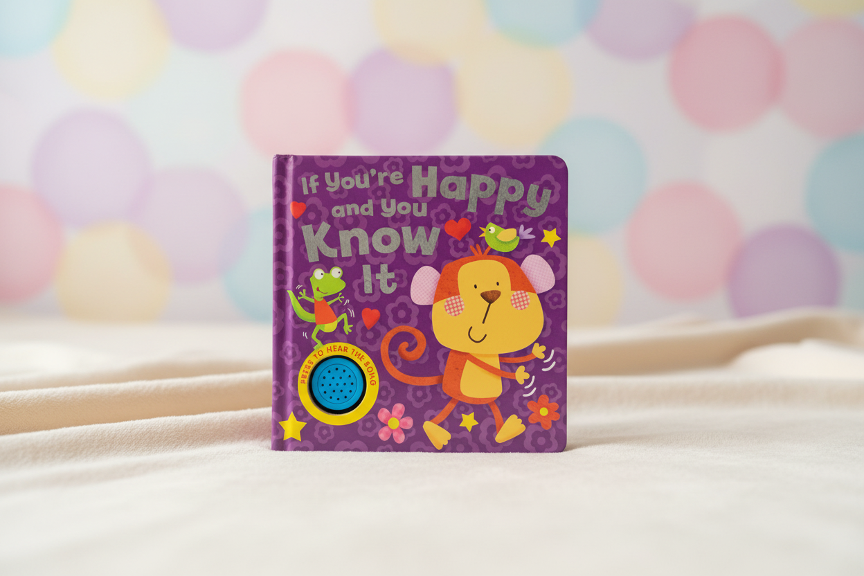 If You're Happy and You Know It Sound Board Book. (Music isn’t working)  SKU:BXL-046