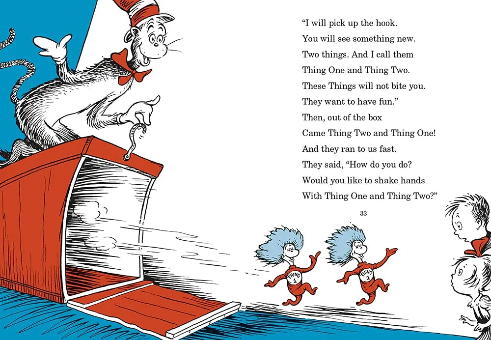 The Cat in the Hat by Dr. Seuss Book.    SKU:BXL-034