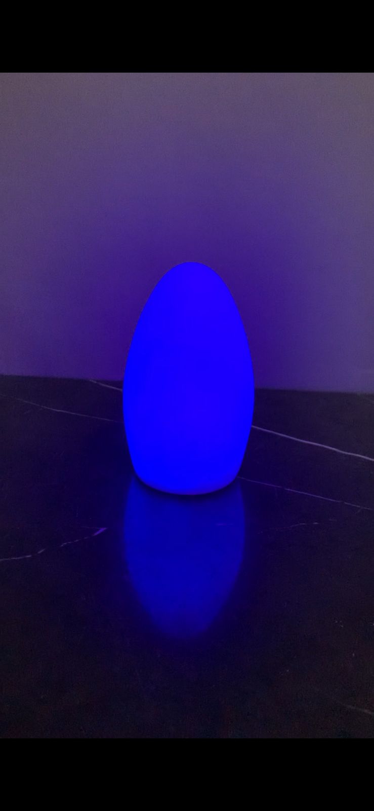 Egg Shaped Table Lamp. SKU:BXL-016