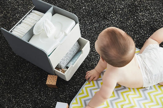 B.Box Diaper Caddy with Change Mat. With box 9/10 condition(Rs 500 advance) SKU:BXL-804